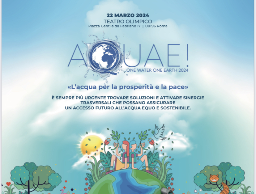 World Water day 2024. A Roma con 1000 ragazzi al teatro Olimpico per parlare di acqua, prosperità e pace