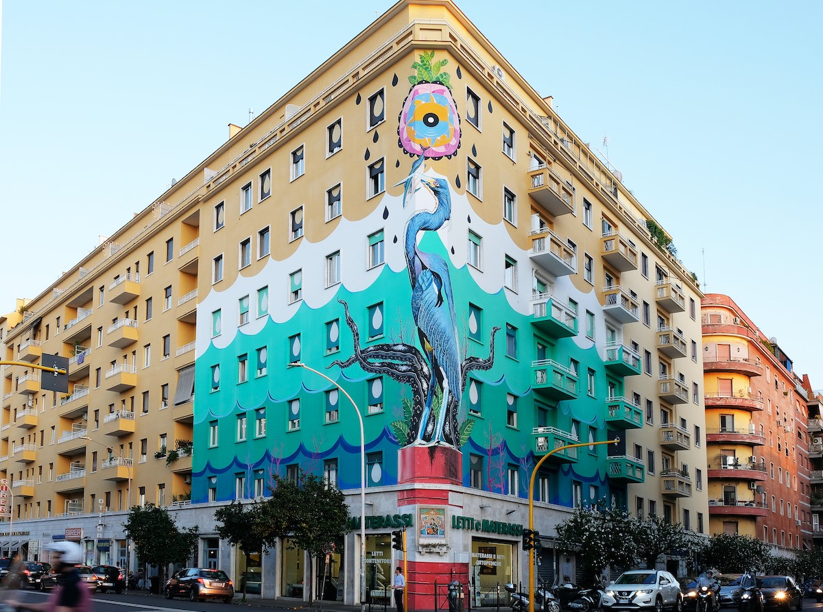 Murales in mostra a Roma. Arte urbana al “Rosso20sette arte contemporanea”